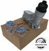 ALUMINIOWA obudowa filtra oleju z chłodnicą oraz czujnikami Dodge Avenger 3,6 V6
